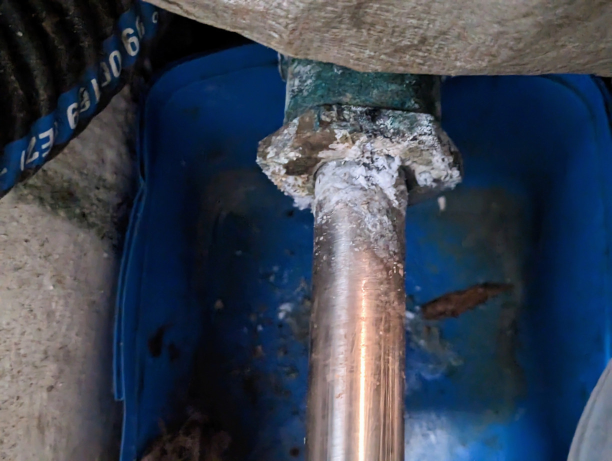 Corrosion on Prop Shaft